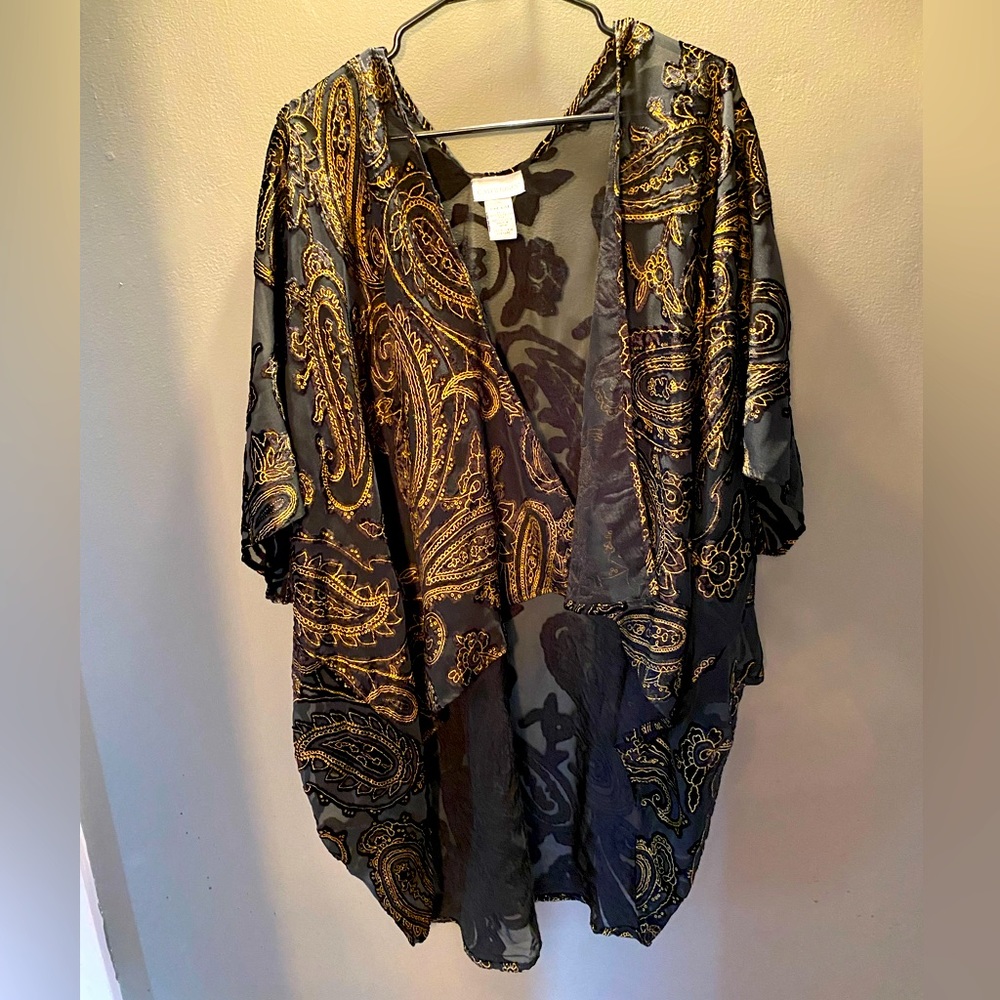 Beautiful Black And Gold Camisole